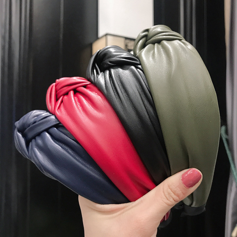 New Fashion Solid Colors Hair  - Leatherwork Pony ulasan dan harga