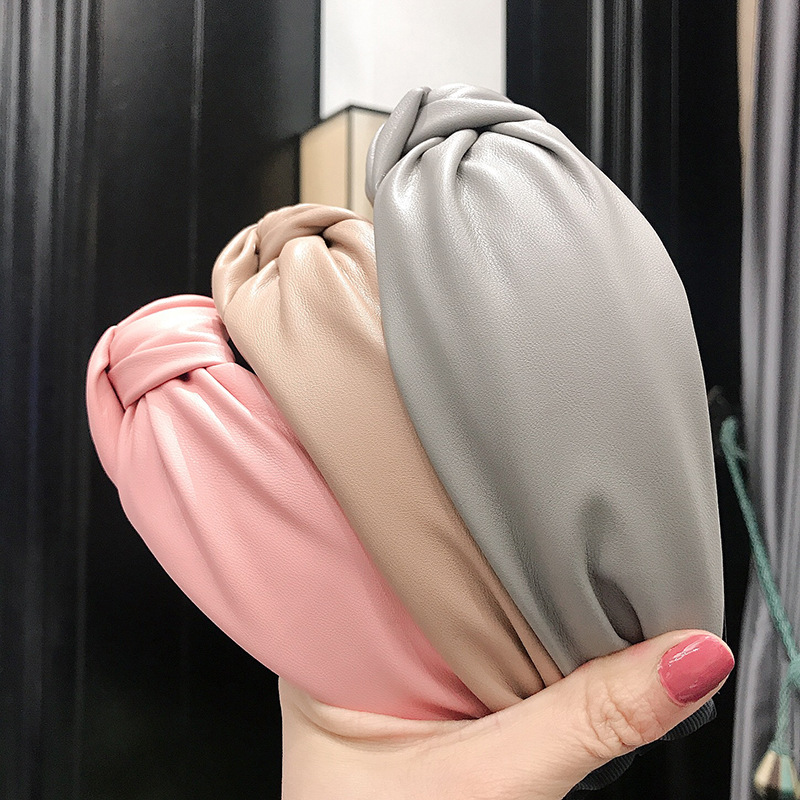 New Fashion Solid Colors Hair  - Leatherwork Pony ulasan dan harga